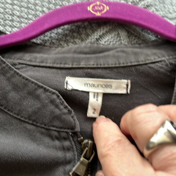 4/$20 Maurice’s 2X gray jacket - Picture 2 of 5